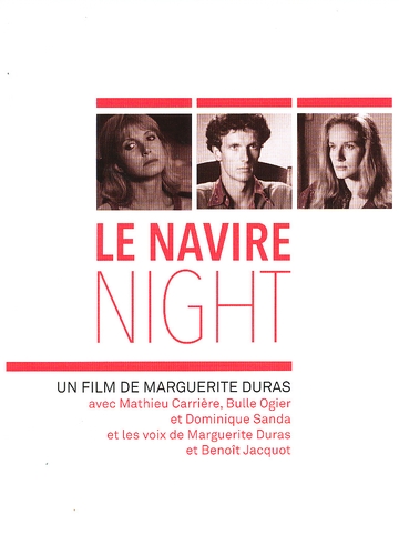 Couverture LE NAVIRE NIGHT de Marguerite DURAS