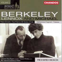 Image du média "CONCERTO PIANO/ 4 POÈMES OP.27 (+ MICHAEL BERKELEY) de Lennox [Sir] BERKELEY"