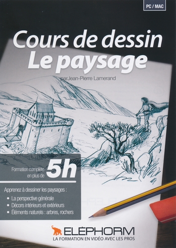 Couverture COURS DE DESSIN : PAYSAGE PERSPECTIVES ET DECORS