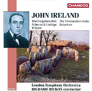 Couverture OEUVRES POUR ORCHESTRE: SCHERZO AND CORTEGE / TRITONS /... de John IRELAND