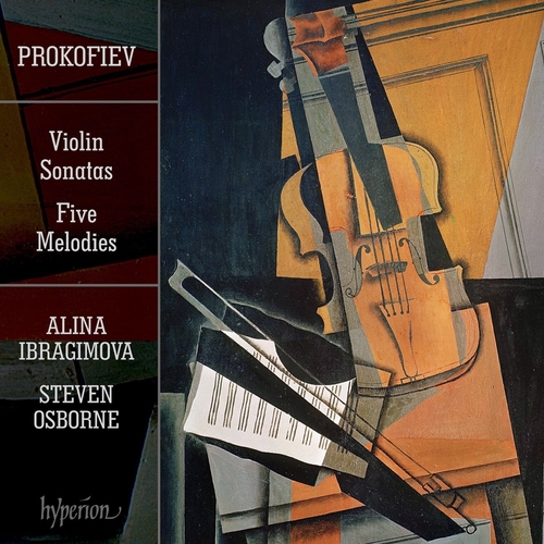 Couverture SONATE VIOLON PIANO 1,2 / 5 MÉLODIES de Sergueï PROKOFIEV