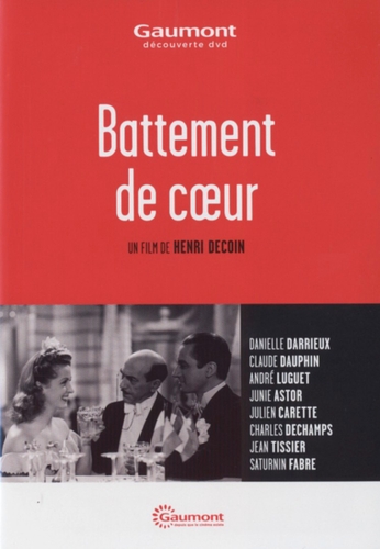 Couverture BATTEMENT DE COEUR de Henri DECOIN