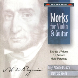 Image du média "SONATES VIOLON GUITARE OP.2,3 / ENTRATA D'ADONE de Nicolo PAGANINI"