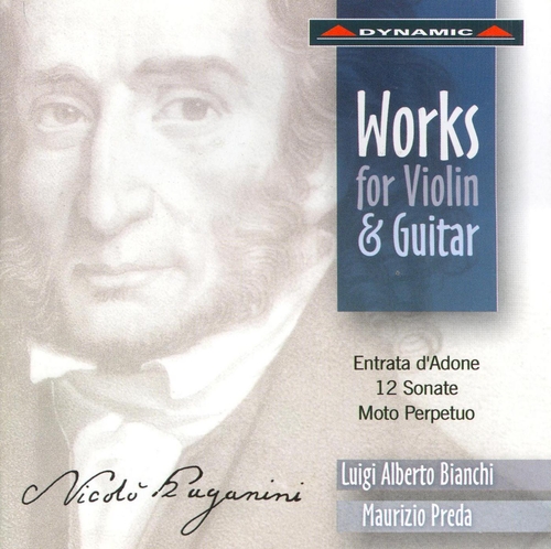 Couverture SONATES VIOLON GUITARE OP.2,3 / ENTRATA D'ADONE de Nicolo PAGANINI