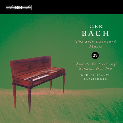 Couverture SOLO KEYBOARD MUSIC VOL.29 de Carl Philipp Emanuel BACH