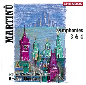 Couverture SYMPHONIE 3,4 de Bohuslav MARTINU