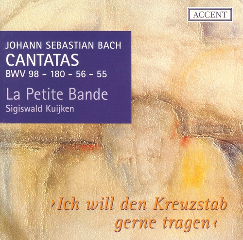 Couverture CANTATE:  56 "ICH WILL DEN KREUZSTAB ...",55,98,180 VOL.1 de Johann Sebastian BACH