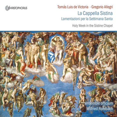 Couverture LA CAPELLA SISTINA: LAMENTAZIONI PER LA SETTIMANA SANTA de Tomas Luis de VICTORIA