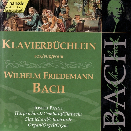 Couverture KLAVIERBUCHLEIN FÜR WILHELM FRIEDEMANN BACH de Johann Sebastian BACH