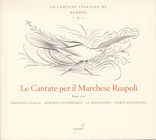 Couverture CANTATES ITALIENNES (VOL.2): POUR LE MARQUIS RUSPOLI - 1 de Georg Friedrich HAENDEL