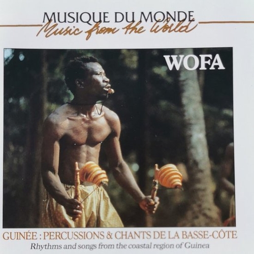 Couverture GUINEE: PERCUSSIONS & CHANTS DE LA BASSE-CÔTE de WOFA