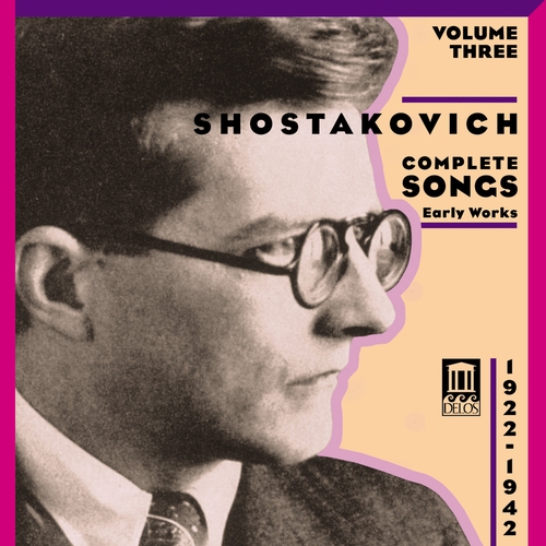 Couverture COMPLETE SONGS 1922-1942 VOL.3 de Dmitri CHOSTAKOVITCH