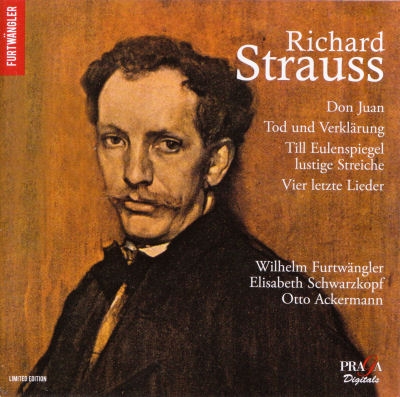 Couverture DON JUAN / TOD UND VERKLÄRUNG / TILL EULENSPIEGEL / 4 LETZTE de Richard STRAUSS