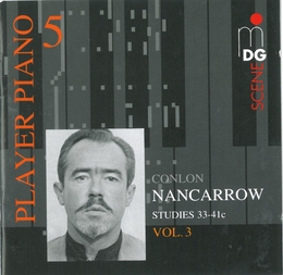 Image du média "PLAYER PIANO VOL 3 (STUDIES 33 - 41C) de Conlon NANCARROW"