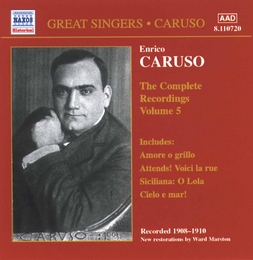 Image du média "CARUSO - THE COMPLETE RECORDINGS VOL.5"