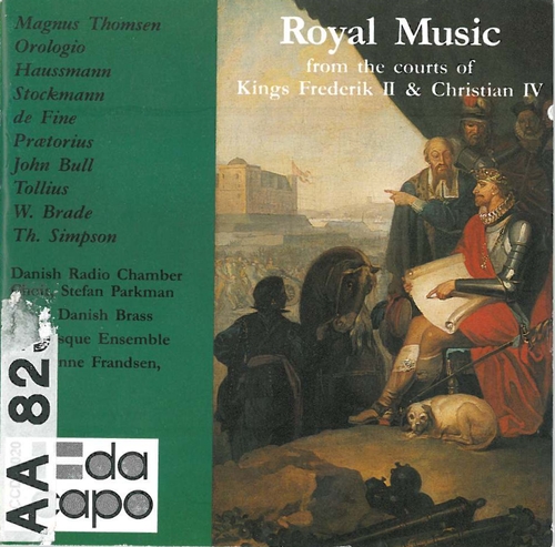 Couverture MUSIQUE A LA COUR DE FREDERIC II ET CHRISTIAN IV (16E - 17E)