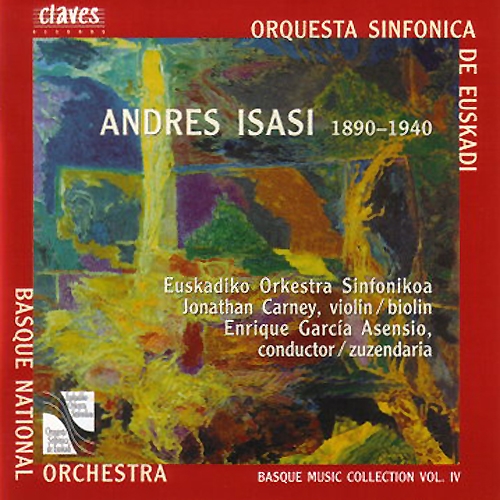 Couverture OEUVRES POUR ORCHESTRE de Andres ISASI Y LINARES