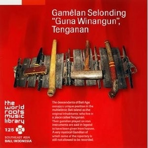 Couverture GAMELAN SELONDING "GUNA WINANGUN" TENGANAN de GUNA WINANGUN