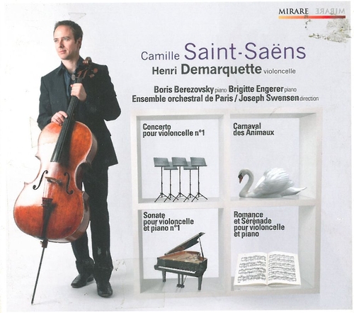 Couverture CONCERTO VIOLONCELLE 1 / SONATE / ROMANCE / CARNAVAL /.... de Camille SAINT-SAËNS