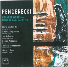 Image du média "CHAMBER WORKS VOL.1 de Krzysztof PENDERECKI"