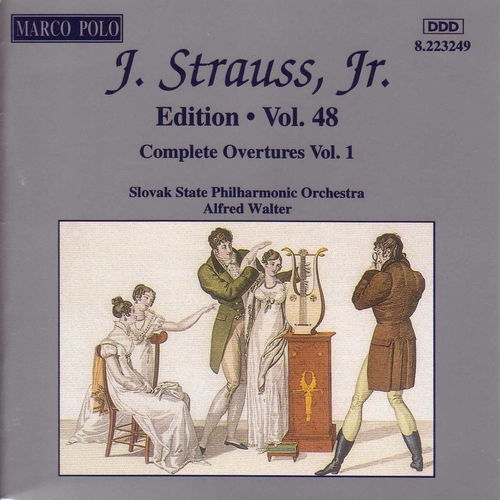 Couverture EDITION - VOL.48 (OUVERTURES VOL.1) de Johann II STRAUSS