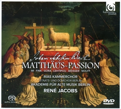 Couverture MATTHAUS PASSION (2 CD + 1 DVD) de Johann Sebastian BACH