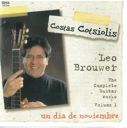 Image du média "THE COMPLETE GUITAR WORKS VOL.1 - UN DIA DE NOVIEMBRE de Léo BROUWER"