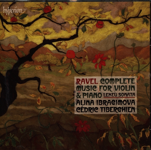 Couverture SONATE VIOLON PIANO 1,2 / TZIGANE / BERCEUSE... (+ LEKEU) de Maurice RAVEL