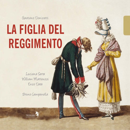 Couverture LA FIGLIA DEL REGGIMENTO de Gaetano DONIZETTI