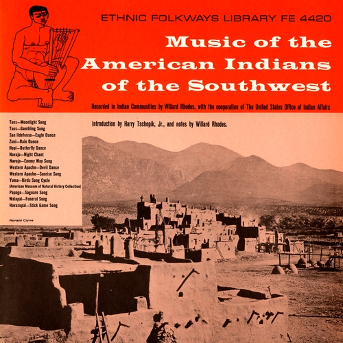 Couverture MUSIC OF THE AMERICAN INDIANS OF THE SOUTHWEST