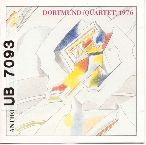 Couverture DORTMUND (QUARTET) 1976 de Anthony BRAXTON