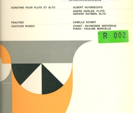 Image du média "SONATINE FLUTE ALTO (+ SCHMIT) de Albert HUYBRECHTS"