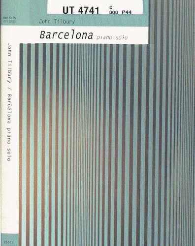 Couverture BARCELONA de John TILBURY