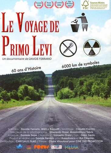 Couverture LE VOYAGE DE PRIMO LEVI