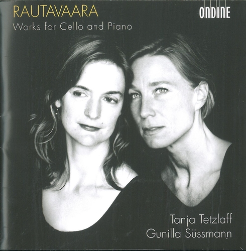 Couverture WORKS FOR CELLO AND PIANO de Einojuhani RAUTAVAARA