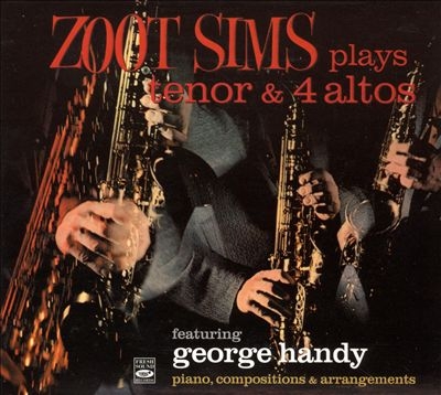 Couverture PLAYS TENOR & 4 ALTOS de Zoot SIMS