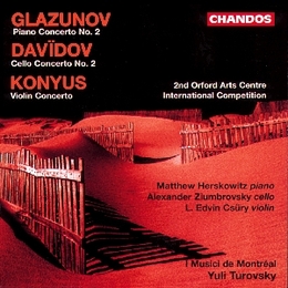 Image du média "CONCERTO PIANO 2 (+ DAVÏDOV, KONYUS) de Alexander Konstant. GLAZOUNOV"