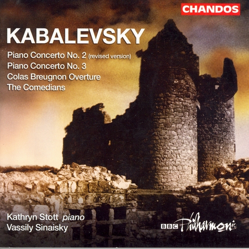 Couverture CONCERTO PIANO 2,3 / OUVERTURE COLAS BREUGNON / COMÉDIENS de Dmitry Borisovich KABALEVSKY