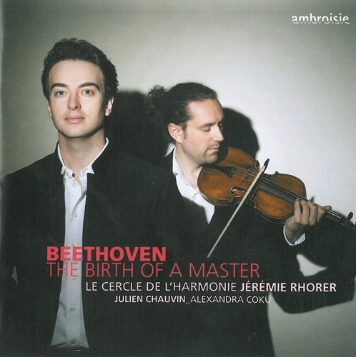 Couverture BIRTH OF A MASTER- SYMPHONIE 1 / GESCHÖPFE PROMETHEUS..(THE) de Ludwig van BEETHOVEN