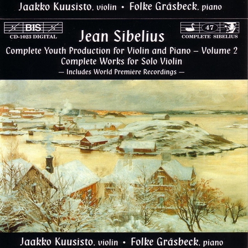 Couverture VIOLON PIANO (OEUVRES DE JEUNESSE VOL.II) de Jean SIBELIUS