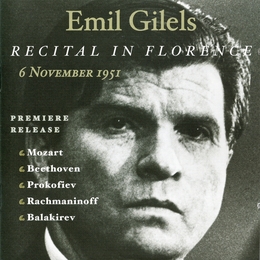 Image du média "GILELS - RECITAL FLORENCE 6 NOVEMBRE 1951"