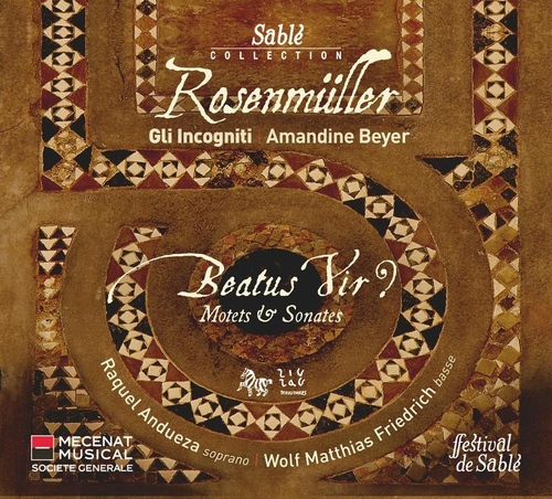 Couverture BEATUS VIR ?, MOTETS & SONATES de Johann ROSENMÜLLER