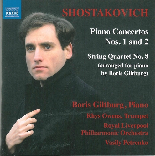 Couverture CONCERTO PIANO 1,2 de Dmitri CHOSTAKOVITCH