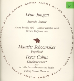 Image du média "+L. JONGEN, SCHOEMAKER QUATUOR CLARINETTE de Peter CABUS"