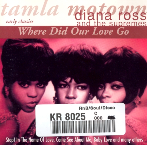 Couverture WHERE DID OUR LOVE GO de Diana ROSS & THE SUPREMES