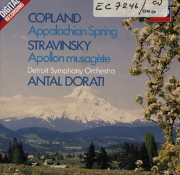 Image du média "+ STRAVINSKY:APOLLON MUS. APPALACHIAN SPRING de Aaron COPLAND"