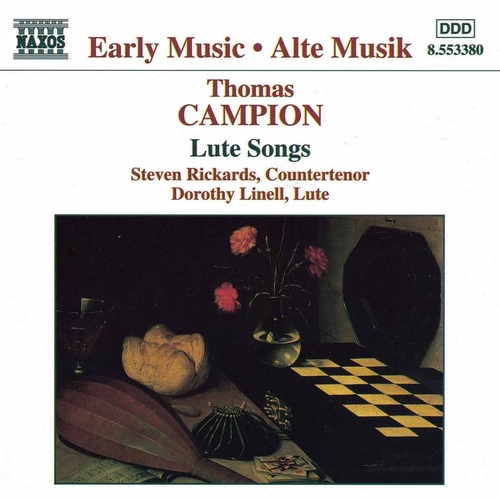 Couverture LUTE SONGS de Thomas CAMPION