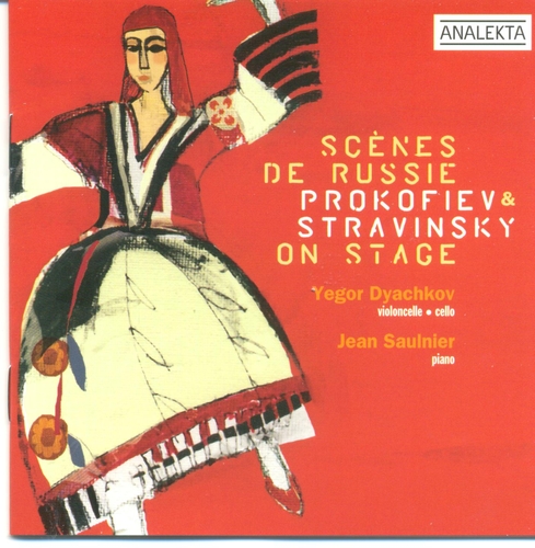 Couverture SCÈNES DE RUSSIE: EXTR.BALLETS (+STRAVINSKY:SUITE ITALIENNE) de Sergueï PROKOFIEV