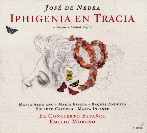 Couverture IPHIGENIA EN TRACIA de José de NEBRA