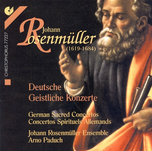 Couverture DEUTSCHE GEISTLISCHE KONZERTE de Johann ROSENMÜLLER